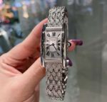 Cartier Luxury Tank Imported Quartz Movement 316L Steel 20*35MM Watch
